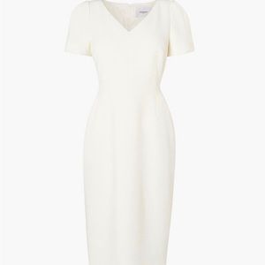 LK Bennett White Rebecca dress SIZE 6